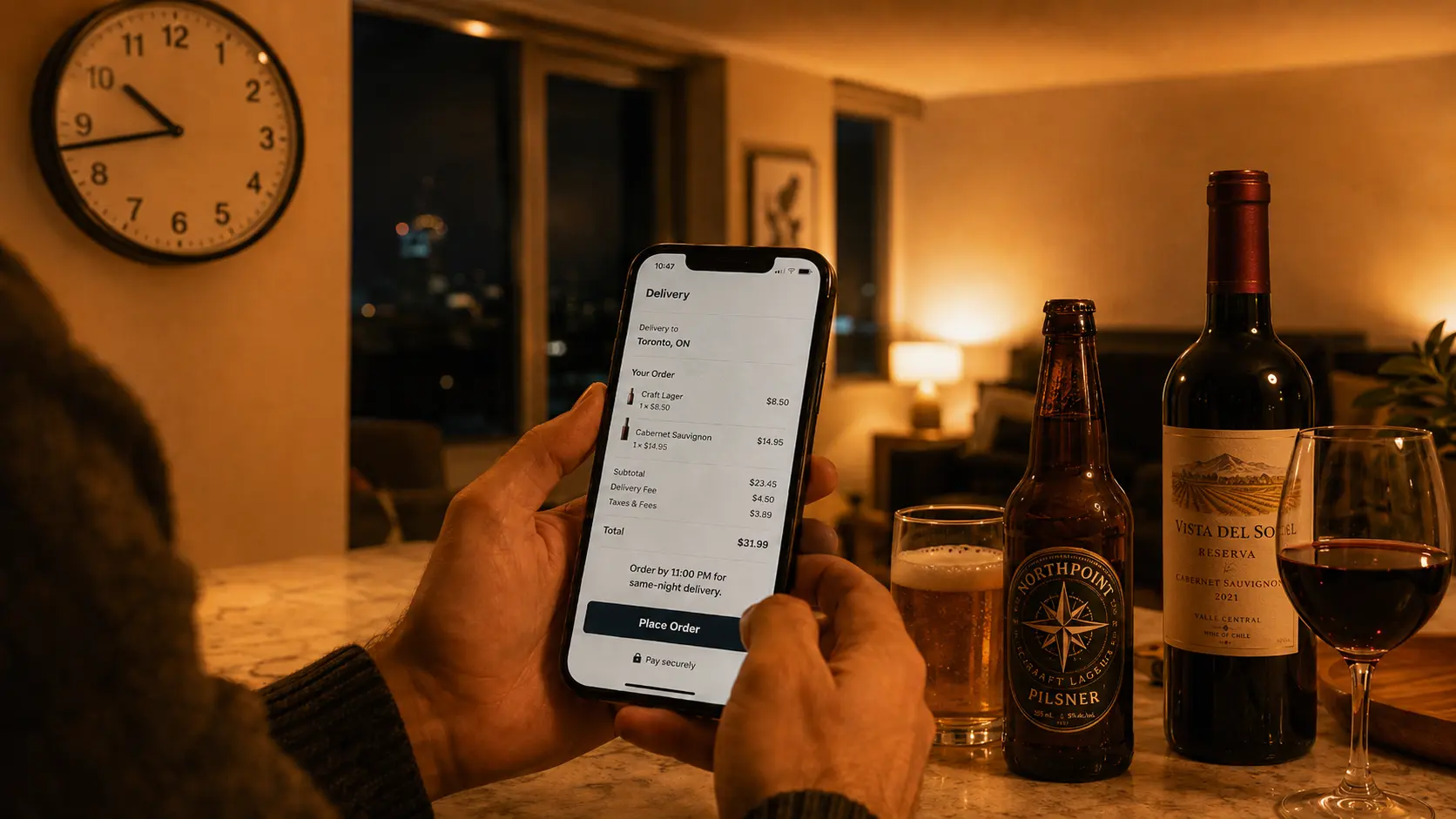 How Late Can You Get Alcohol Delivered in Ontario? The Real Rules for 2026 (and What to Do After 11 PM)