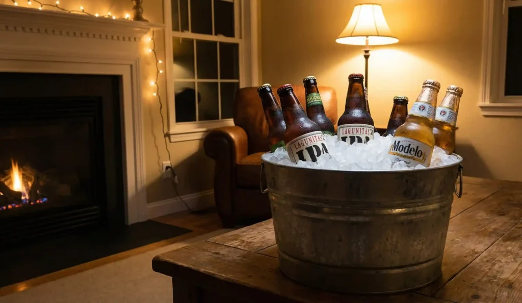 Cold beer for NFL playoff watch party